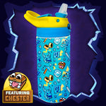 Craftee and Chester Light Blue Water Bottle - Craftee Shop