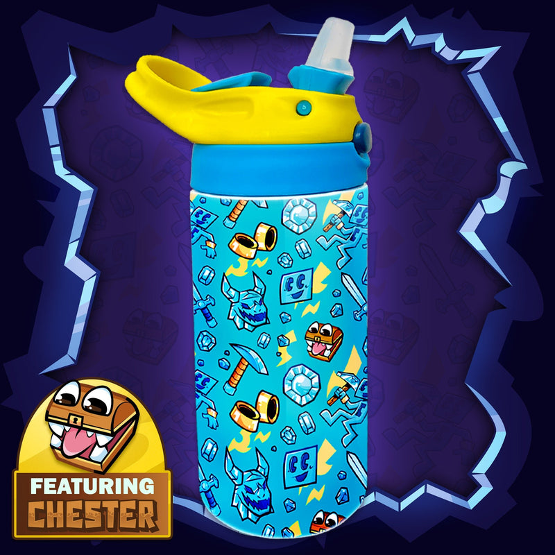 Craftee and Chester Light Blue Water Bottle – Craftee Shop