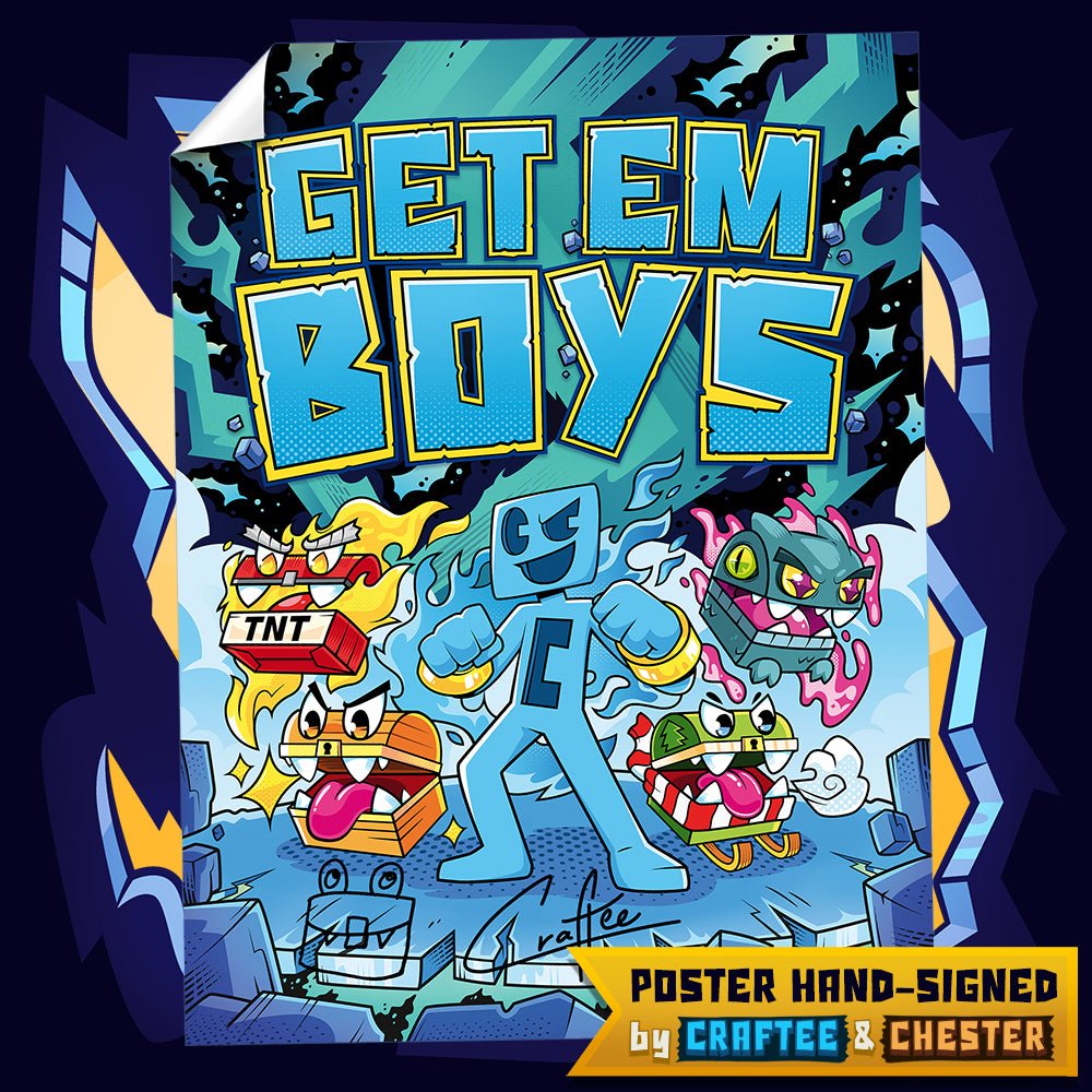 Get Em Boys Poster - Craftee Shop