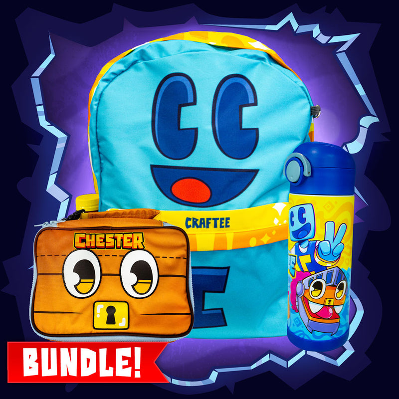 Crafty Store Craftee & Chester's Backpack Bundle – Craftee Shop