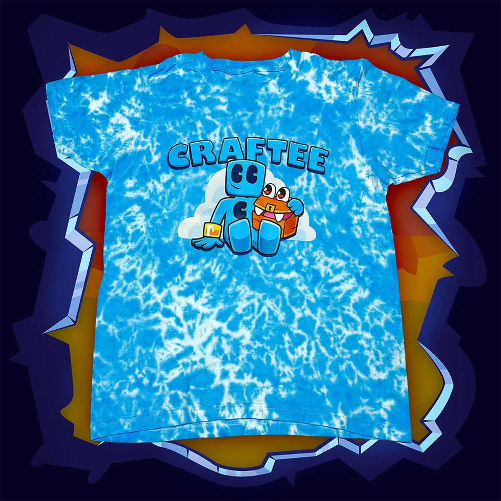 Craftee and Chester Cloud Tie - Dye Shirt - Craftee Shop
