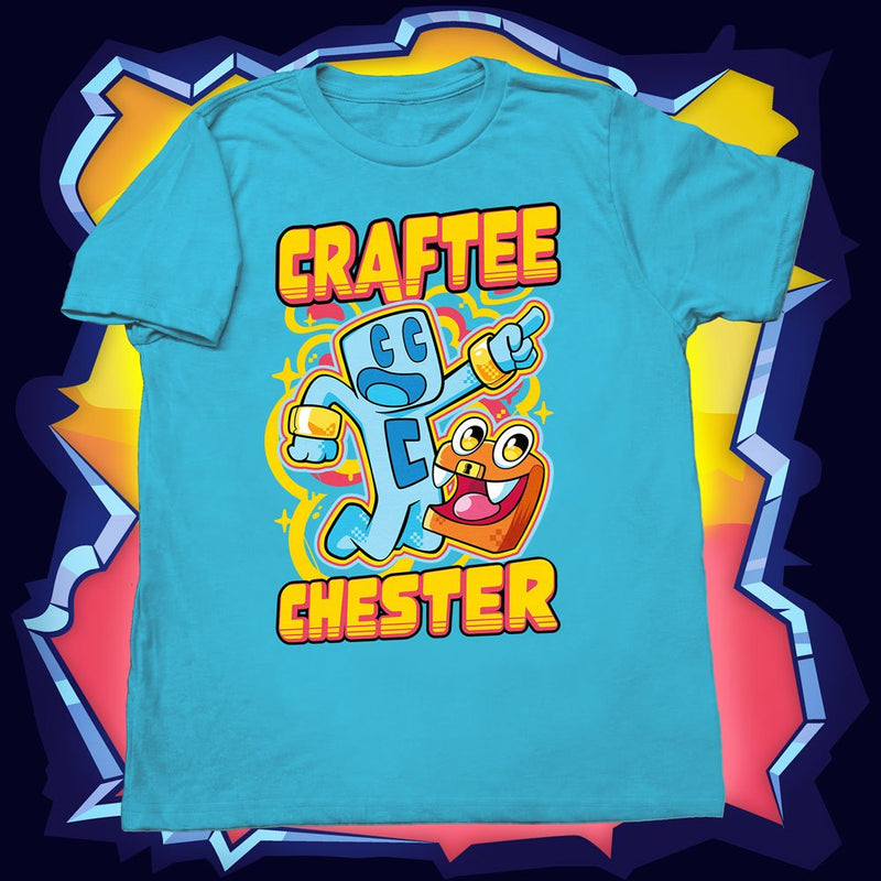 NEW Craftee and Chester Blue Shirt - Craftee Shop