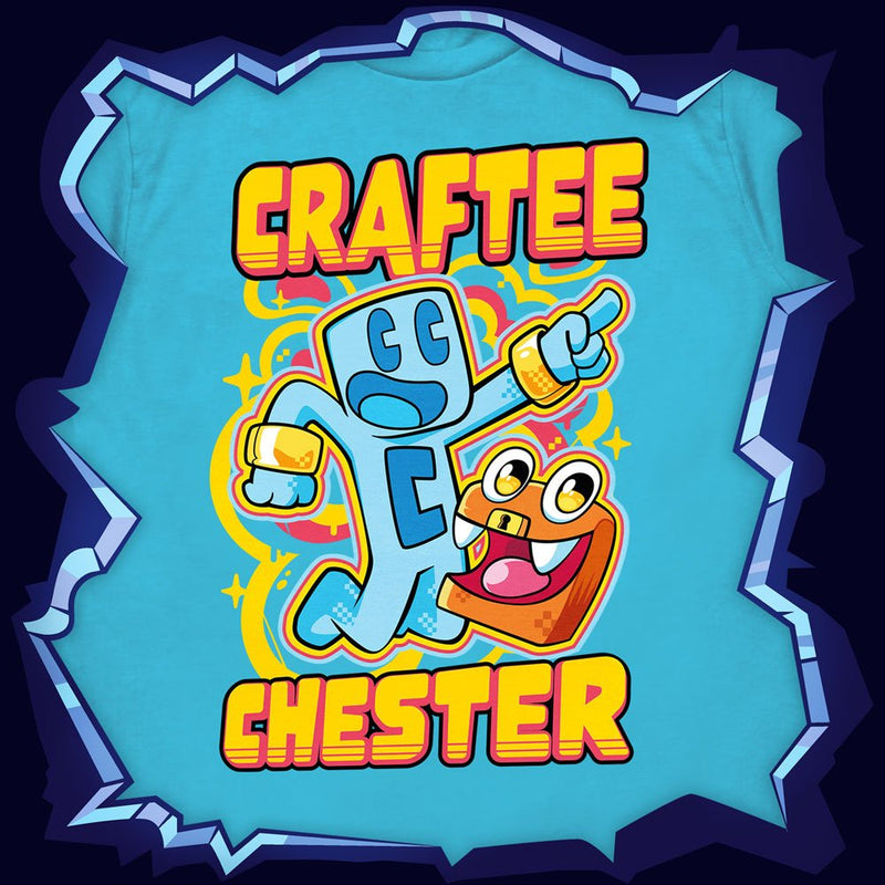 NEW Craftee and Chester Blue Shirt - Craftee Shop