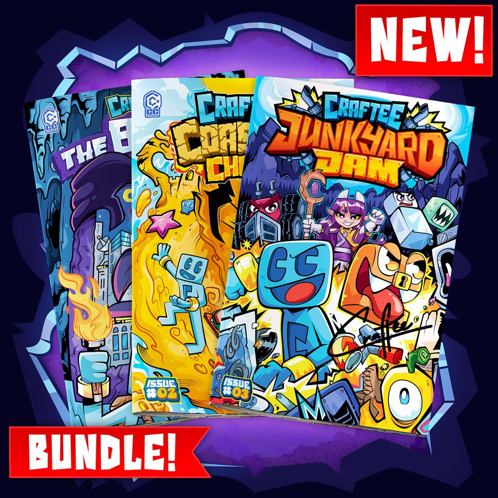Ultimate Craftee Comic Bundle (3 Pack) - Craftee Shop