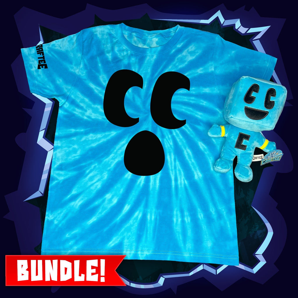 Craftee Plushie and Diamond Face Shirt Bundle! - Craftee Shop