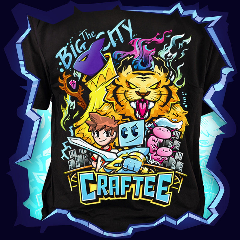 Craftee The Big City Black Shirt - Craftee Shop