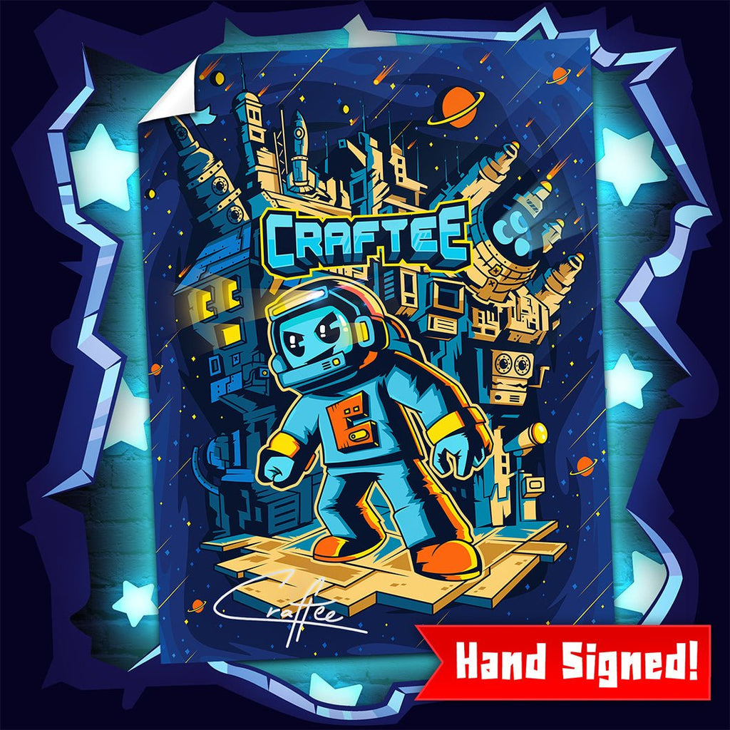Craftee's Cyber World Poster - Craftee Shop