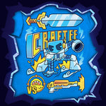 Mecha Craftee Turquoise Shirt - Craftee Shop