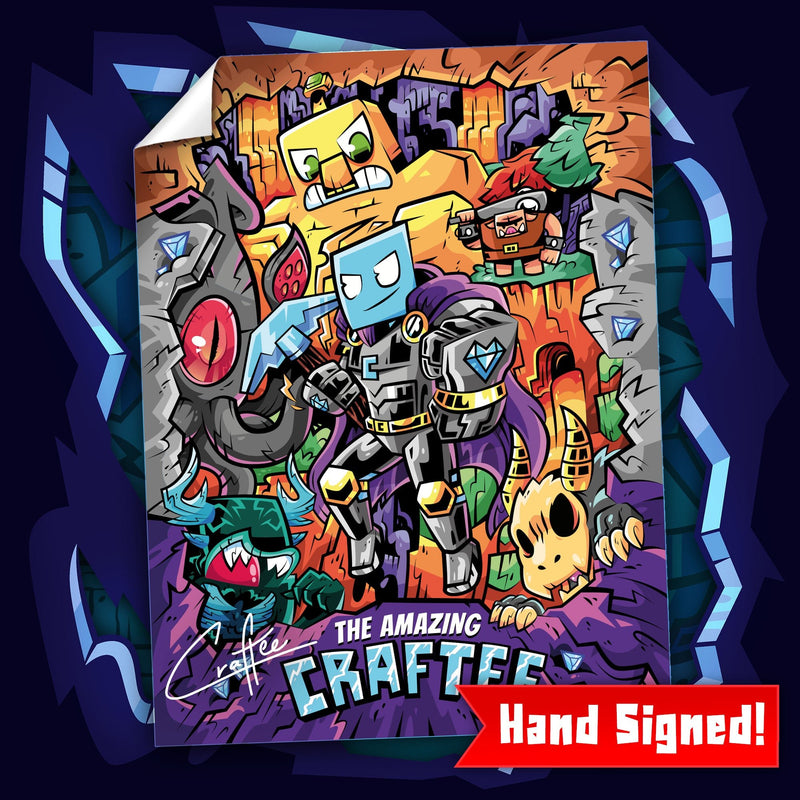 SIGNED The Amazing Craftee Poster - Craftee Shop